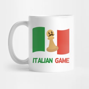 Italian Game Flag | Funny Chess Player Mug